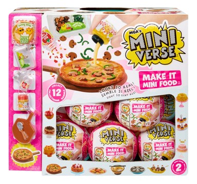 MINIVERSE Dječji set "Napravi mini hranu", restoran